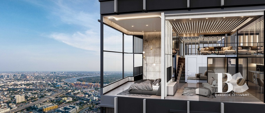 รูปแบบห้องคอนโด ไนท์บริดจ์ สเปซ สุขุมวิท-พระราม 4 (KnightsBridge Space Sukhumvit-Rama 4)