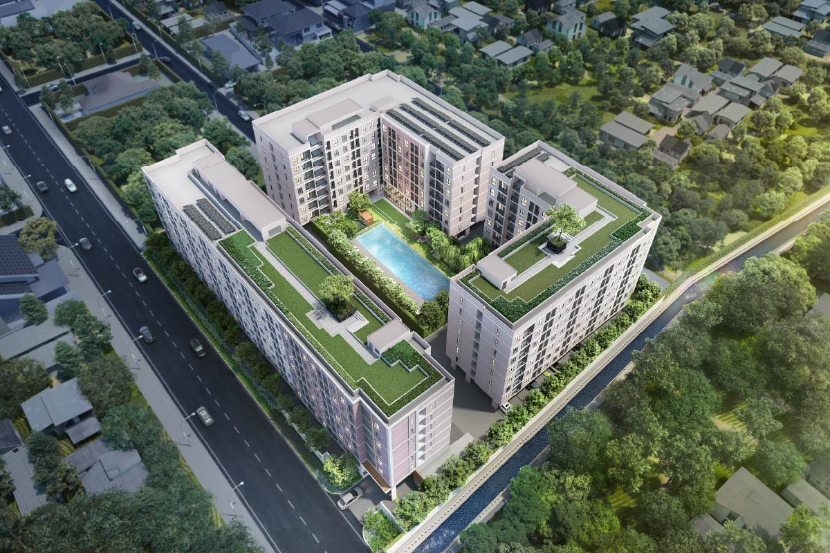 บรรยากาศการอยู่อาศัยในคอนโดมิเนียม Low Rise