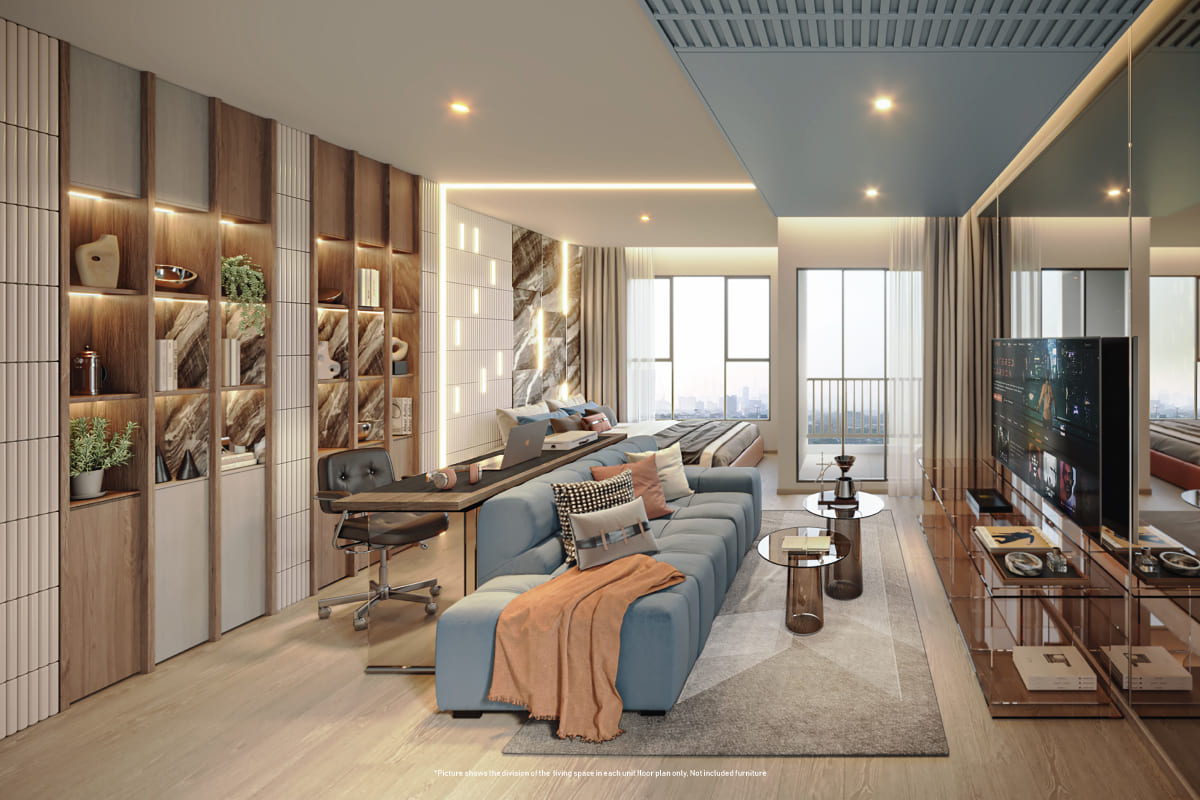 การตกแต่งภายใน โครงการ Aspire Onnut Station