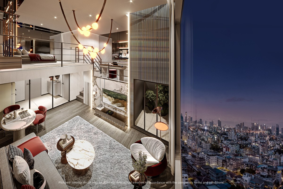 แบบ 2 ห้องนอนในโครงการคอนโดแอสปาย ห้วยขวาง