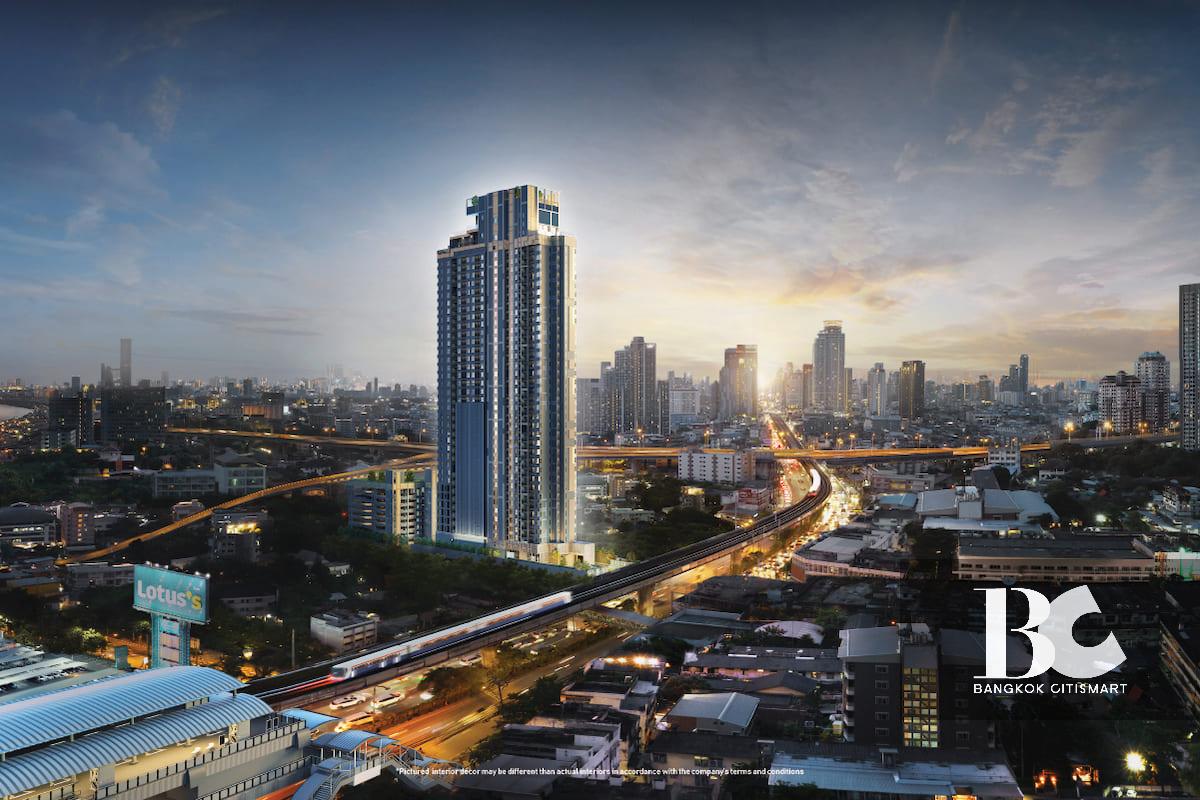 คอนโด 2 ห้องนอน โครงการแอสปาย อ่อนนุช สเตชั่น (Aspire Onnut Station)