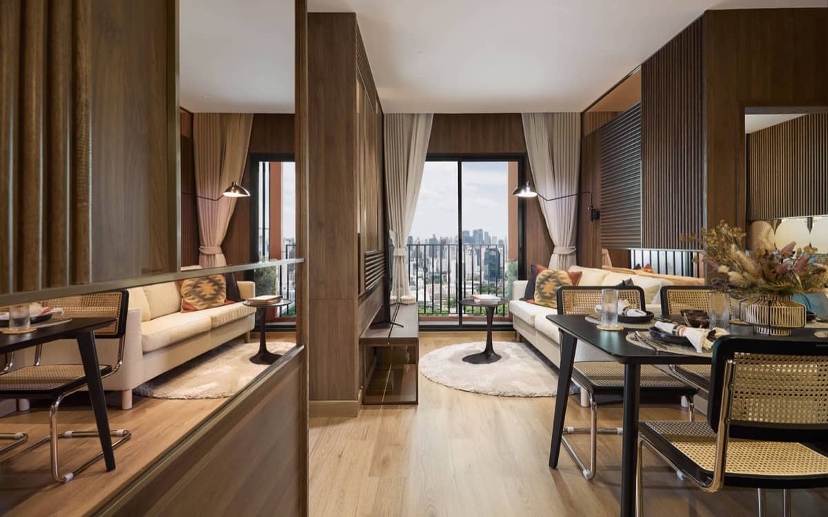 แบบ 2 ห้องนอนในโครงการคอนโดนิว เอปิค อโศก - พระราม9 (NUE Epic Asoke - Rama 9)
