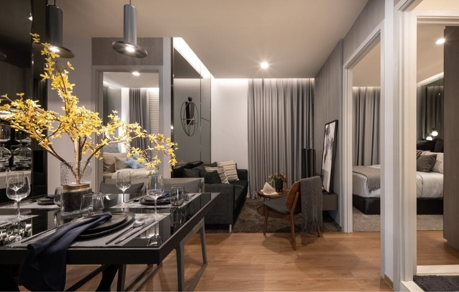แบบ 2 ห้องนอนในโครงการคอนโดนิว อีโว อารีย์ (NUE Evo Ari)