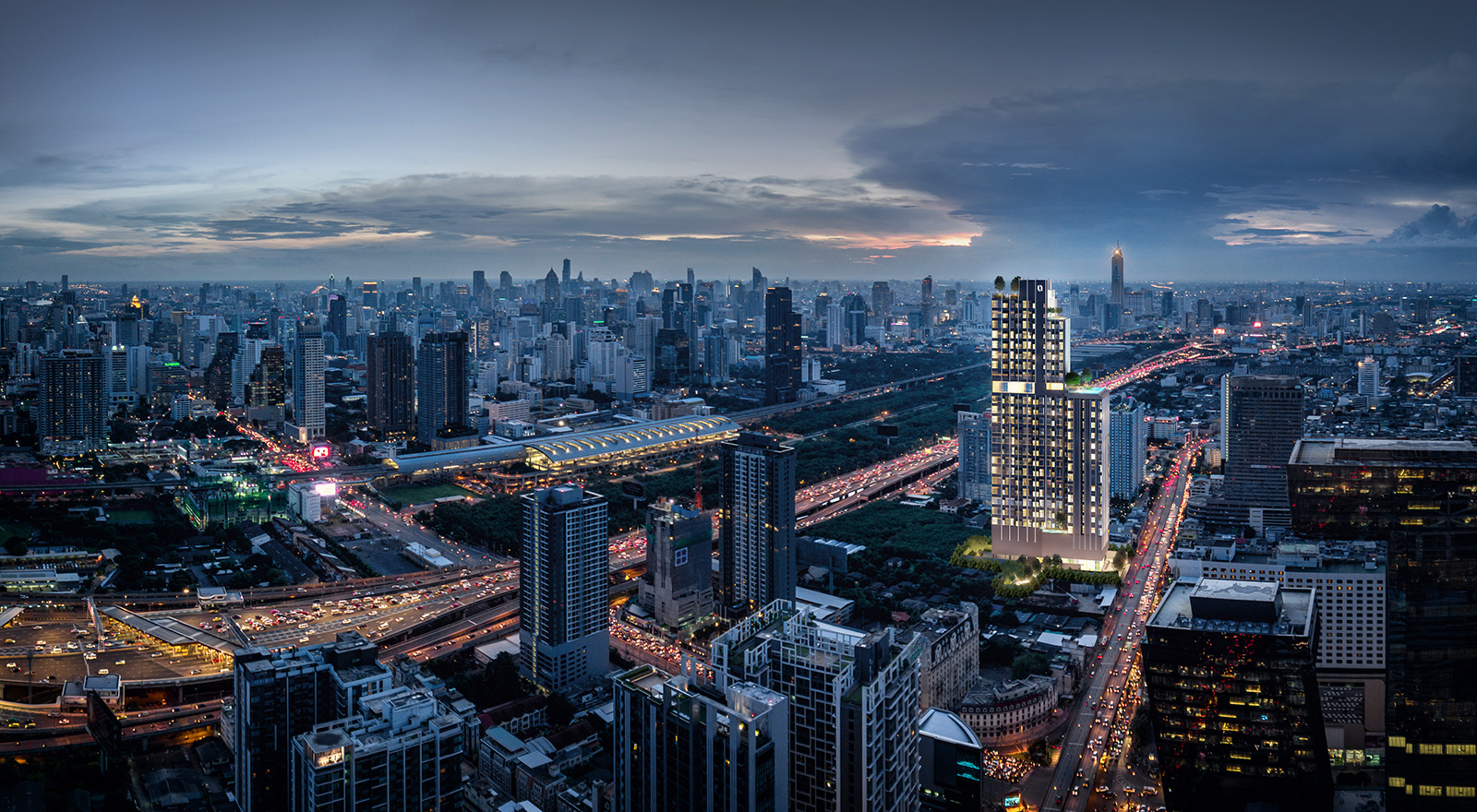 คอนโดใกล้ MRT โครงการ ไนท์บริดจ์ สเปซ พระราม 9 (KnightsBridge Space Rama9)