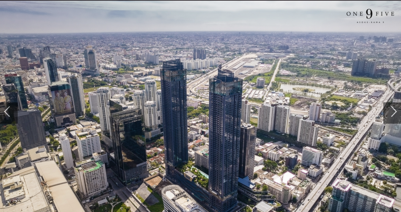 คอนโดพระราม 9 โครงการ One 9 Five Asoke-Rama 9