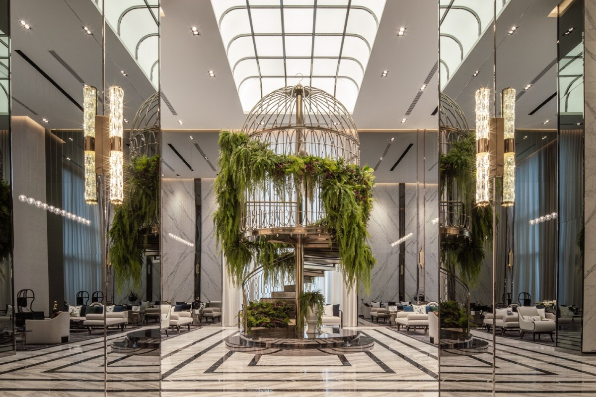 โถงต้อนรับ โครงการคอนโดหรู ดิ แอดเดรส สยาม-ราชเทวี (THE ADDRESS Siam-Ratchathewi)