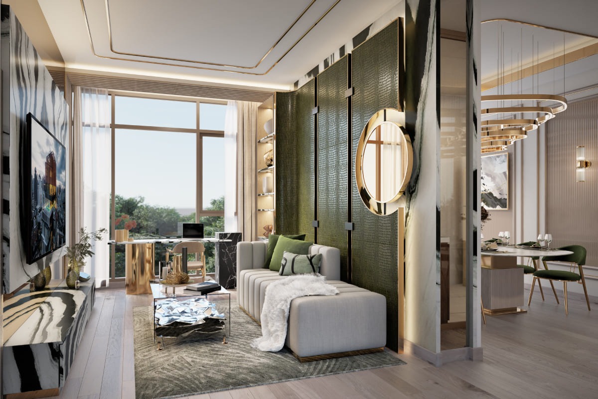 การออกแบบภายในห้องพัก โครงการคอนโดหรู ริธึ่ม เอกมัย เอสเตท (RHYTHM Ekkamai Estate)