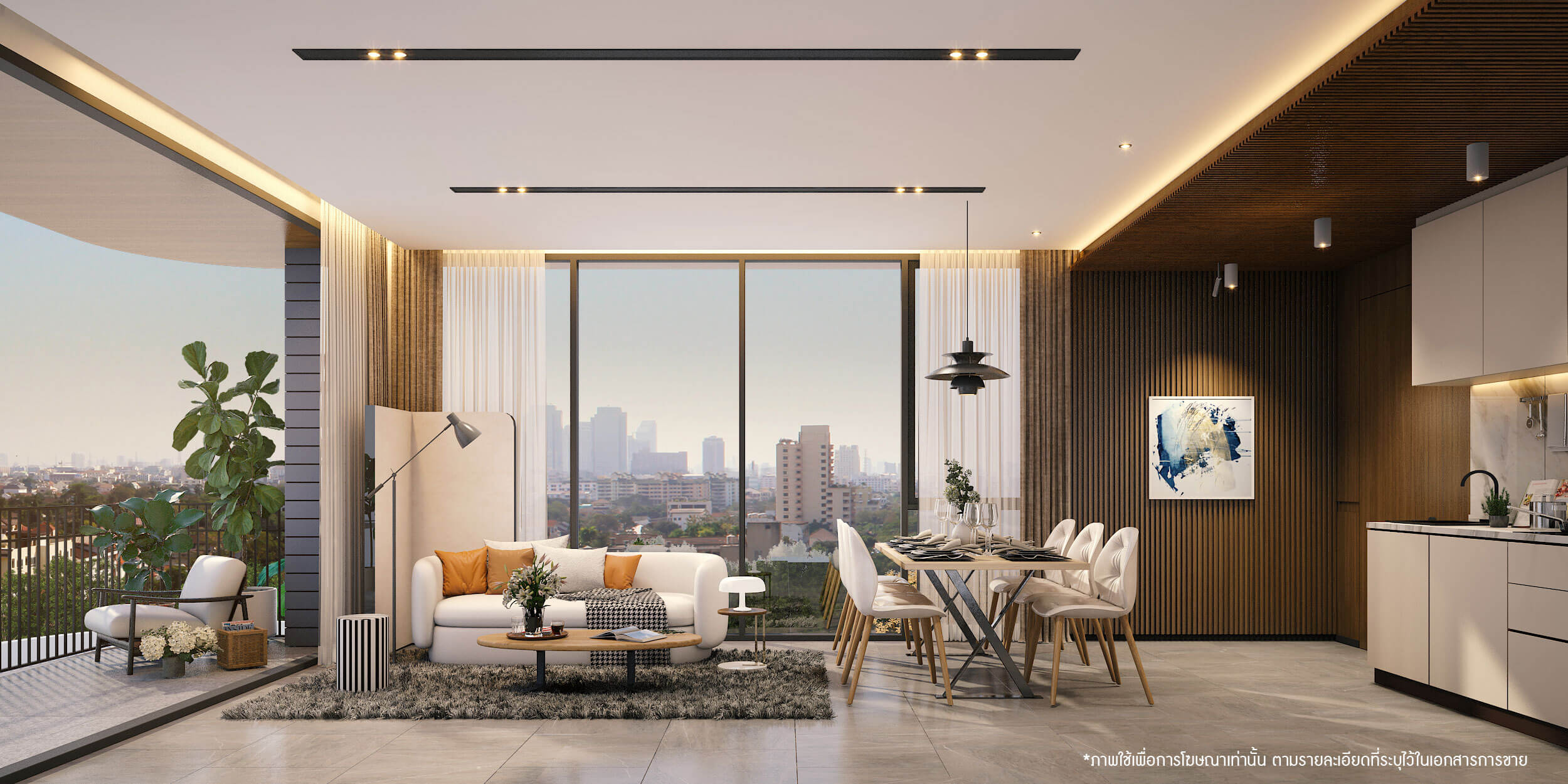 การออกแบบภายในห้องพัก โครงการคอนโดหรู อารีเทียร์ เพนท์เฮ้าส์ แอท อารีย์ (Aritier Penthouse At Ari)