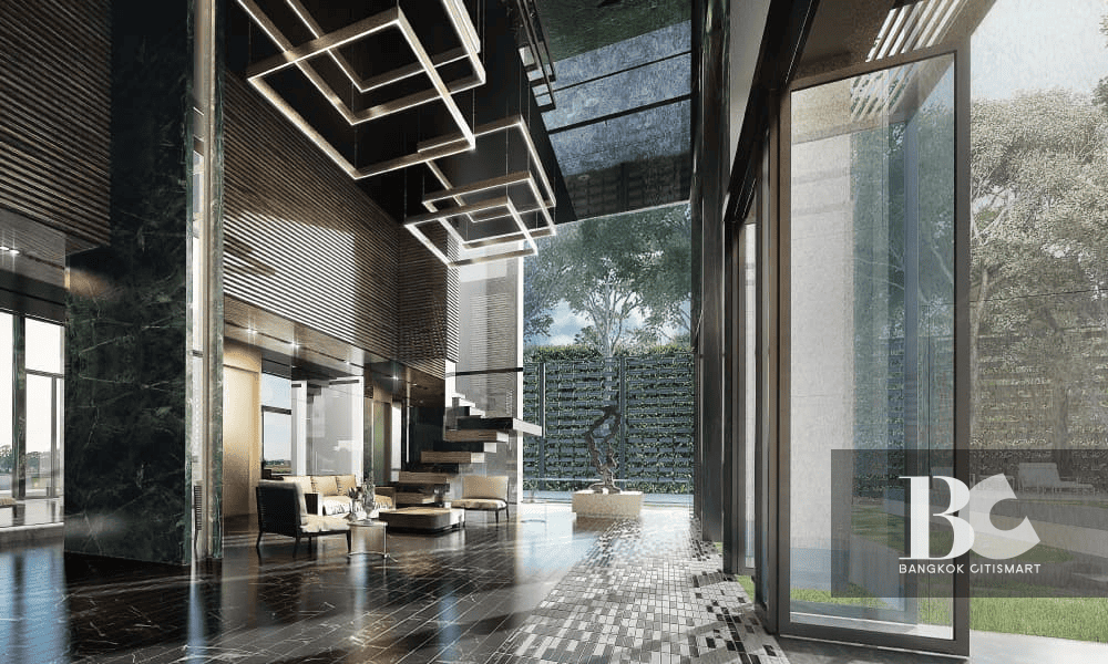 โถงต้อนรับ โครงการคอนโดหรู ทเวนตี้เอท ชิดลม (28 Chidlom)