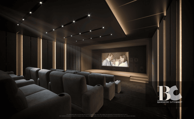 ห้องดูหนัง โครงการคอนโดหรู สโคป หลังสวน (SCOPE Langsuan)