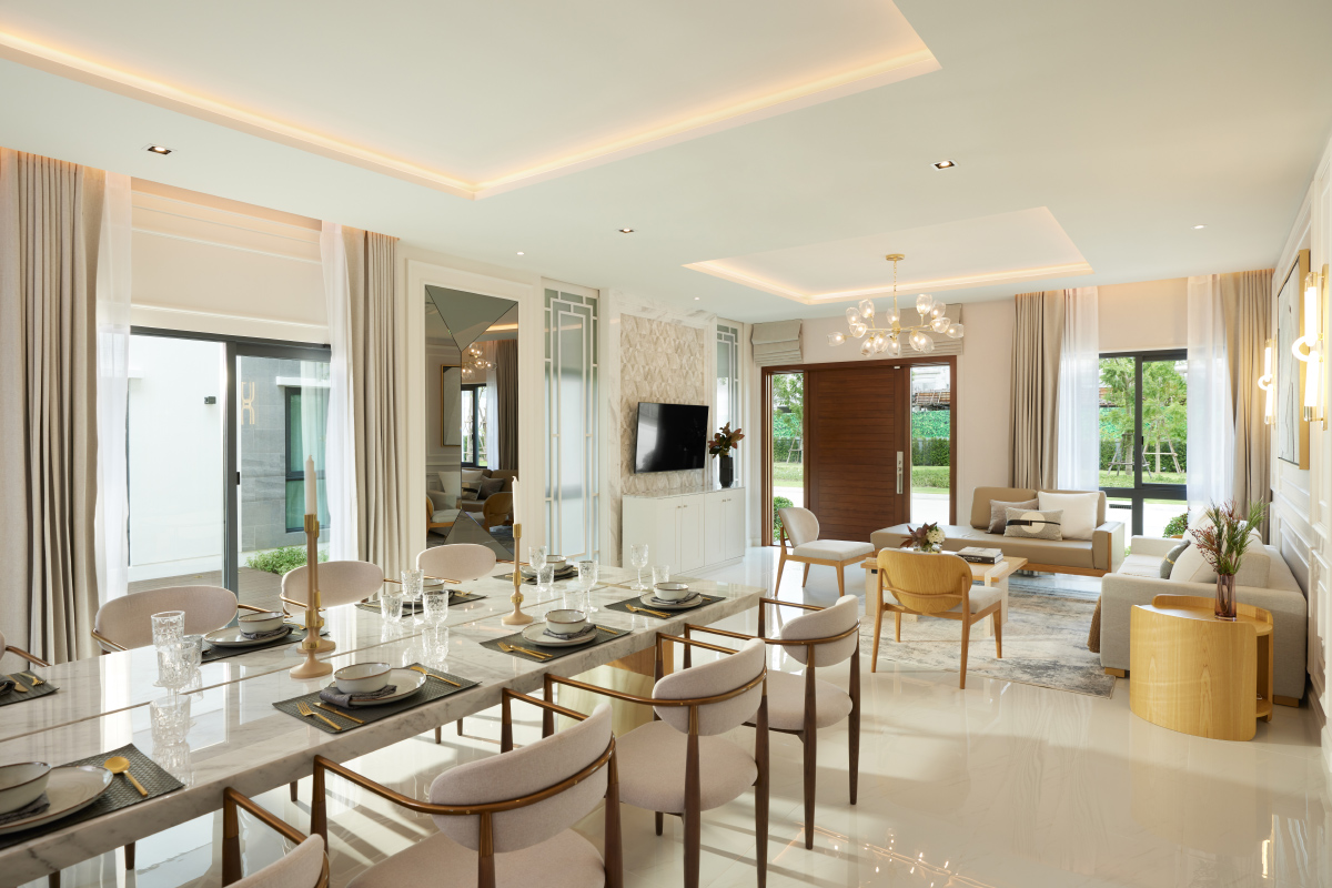 โซน Dining & Living โครงการ THE CITY บางนา