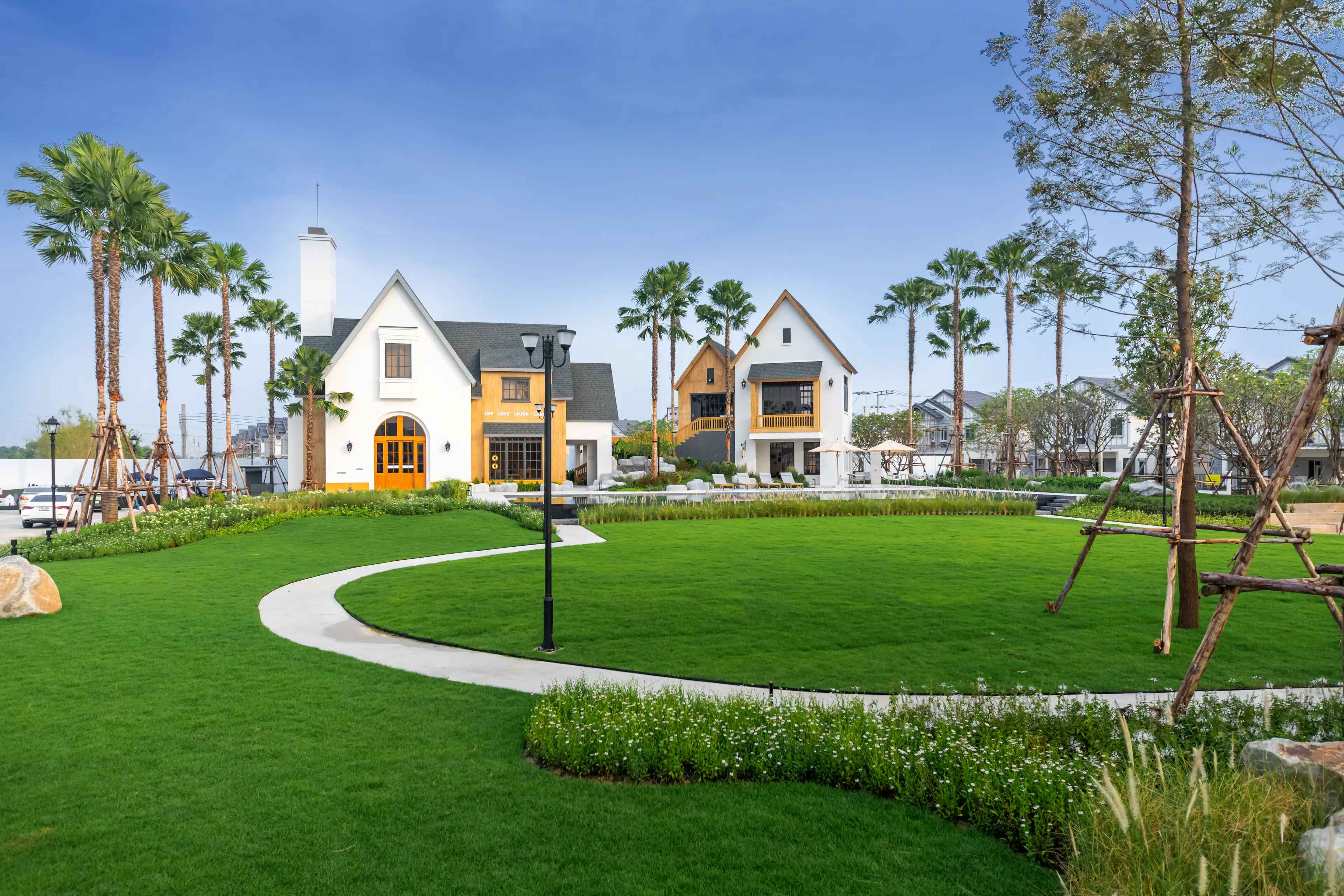 พื้นที่สีเขียว โครงการ Villaggio 3 ศรีนครินทร์-บางนา