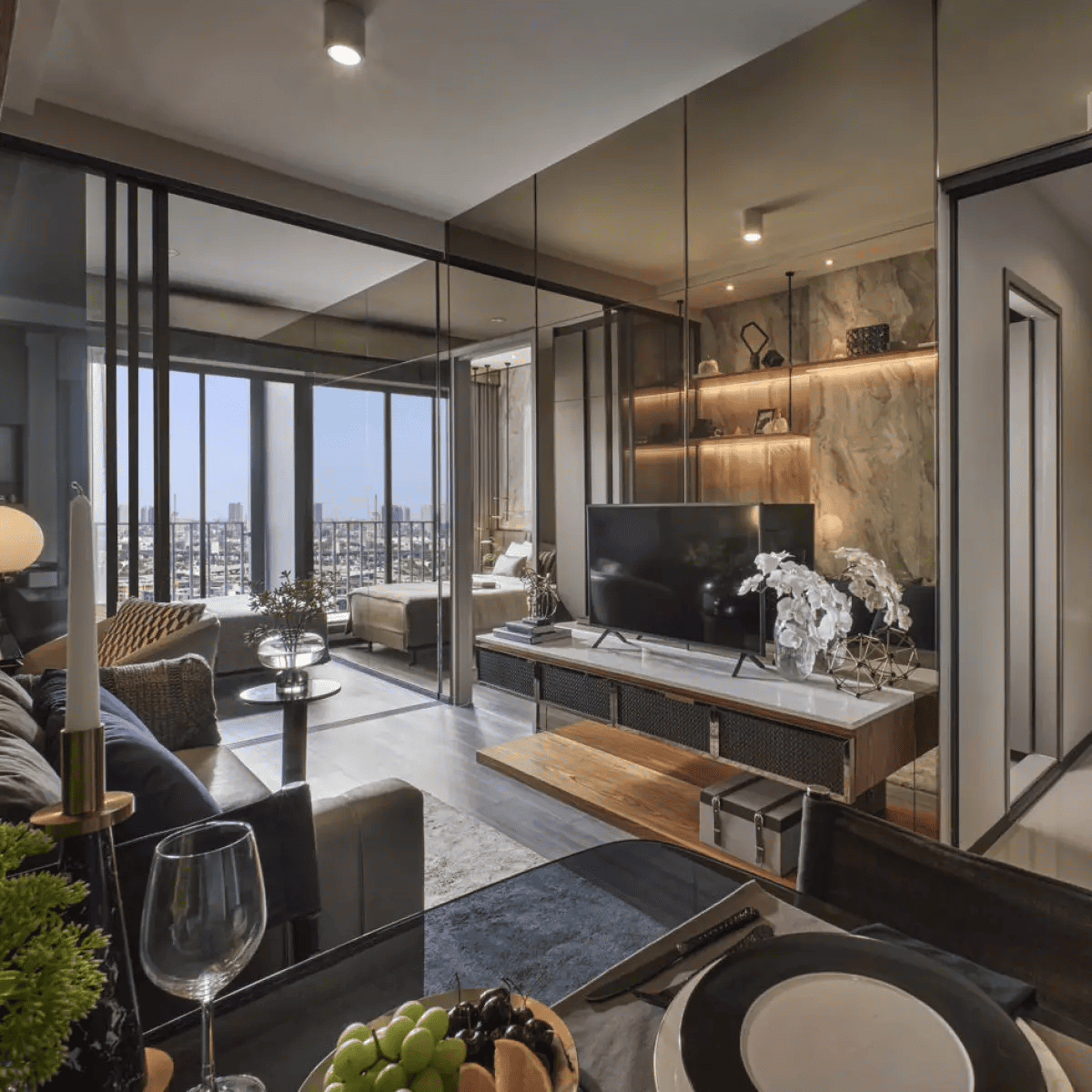 การออกแบบภายในห้องของโครงการคอนโด IDEO SUKHUMVIT-RAMA 4