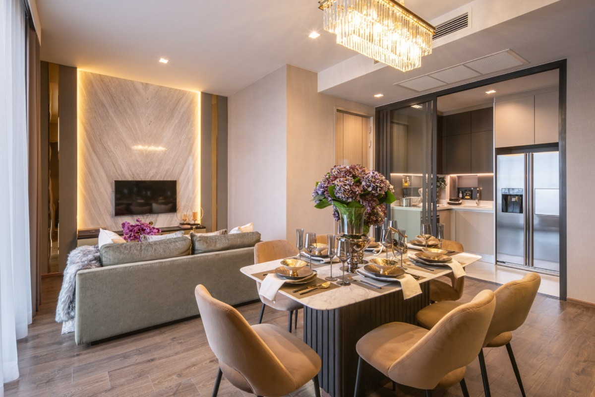 การออกแบบพื้นที่ภายในห้อง โครงการ The Address Siam-Ratchathewi