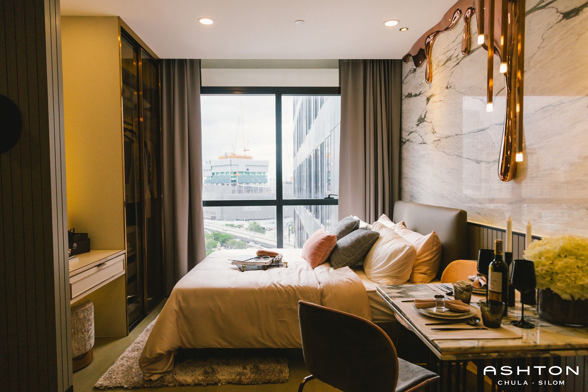 การออกแบบภายในห้อง โครงการ ASHTON Chula-Silom