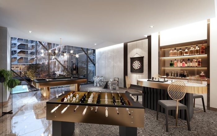 คอนโดมิเนียม Quintara Kenetic Ratchada 12 - game room ทำเลใกล้ตลาดนัดรถไฟรัชดา และ MRT.jpg