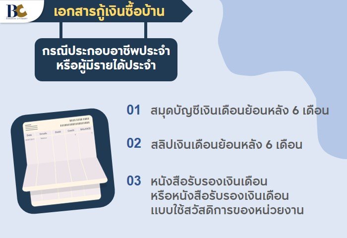 เอกสารกู้เงินซื้อบ้าน กรณีประกอบอาชีพประจำหรือผู้มีรายได้ประจำ.JPG