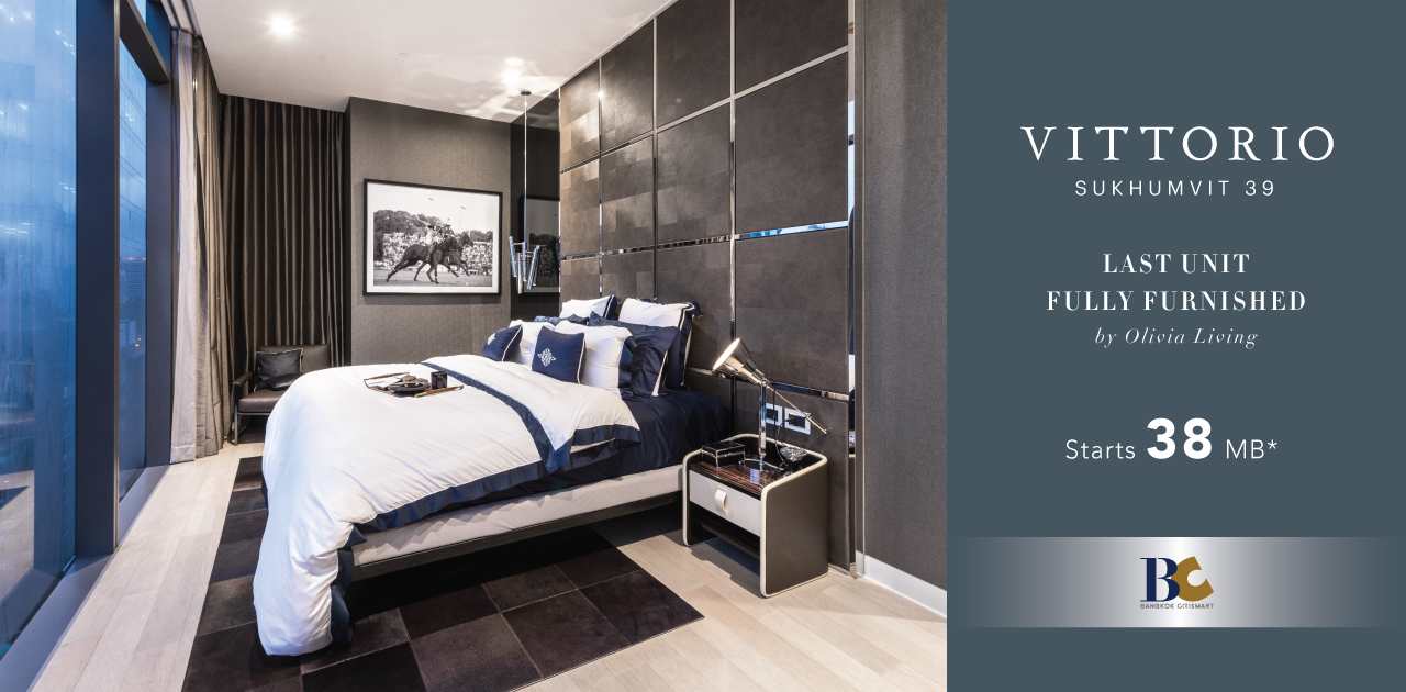 Last Unit Vittorio Sukhumvit 39 Fully furnished  4 MB*