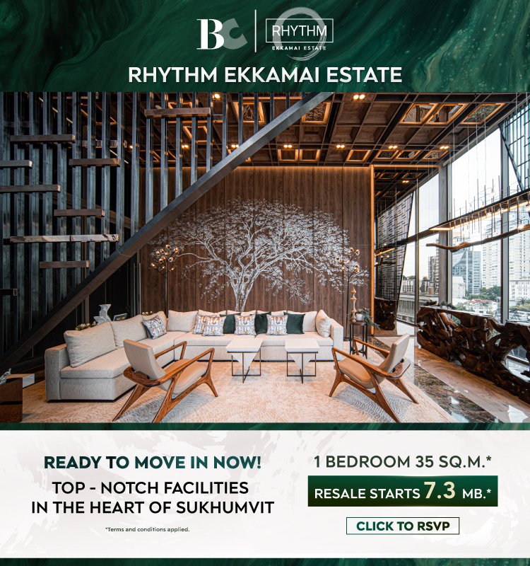 Rhythm Ekkamai Estate Ready to move in now