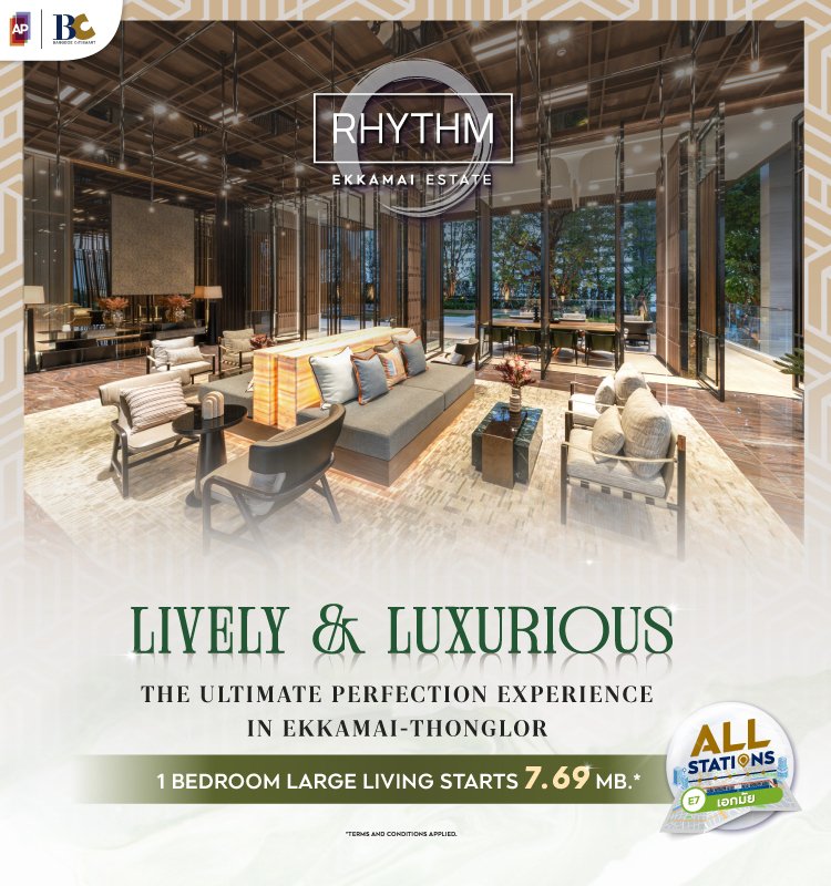 Rhythm Ekkamai Estate Lively & Luxurious