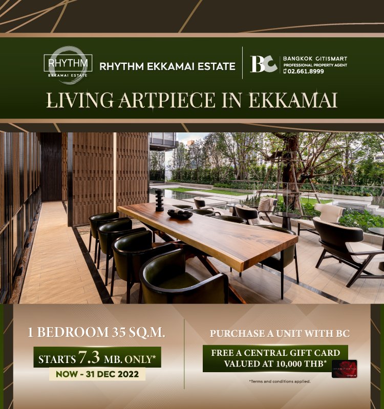 Rhythm Ekkamai Estate Living Artpiece in Ekkamai