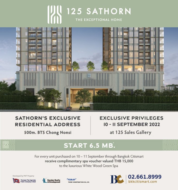 125 Sathorn Exclusive Privileges 10 - 11 Sep