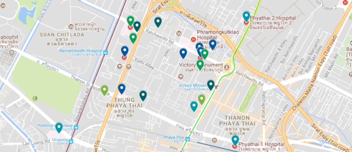 แผนที่อนุสาวรีย์ชัยสมรภูมิ