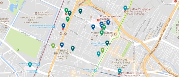 hospitals around Victory Monument area